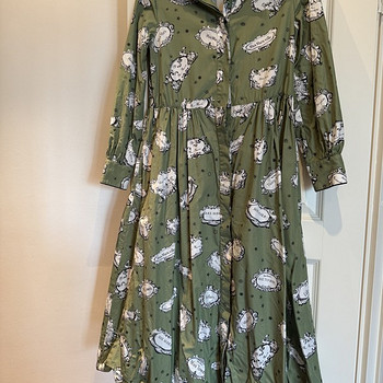 Elegantne kleit Max Mara, 100% puuvill, S-M