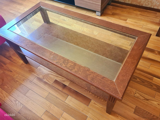 Skano diivanilaud klaasiga 120×60