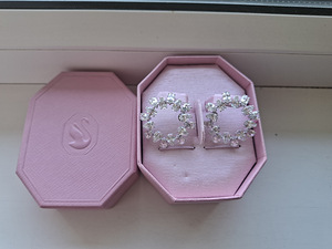 Серьги Swarovski MATRIX HOOP EARRINGS PEAR CUT (1 фото из 7)