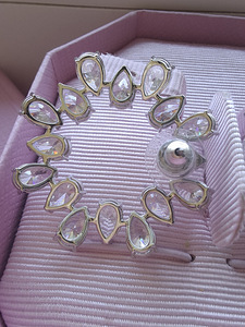 Серьги Swarovski MATRIX HOOP EARRINGS PEAR CUT (3 фото из 7)