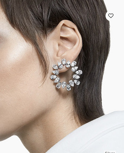 Серьги Swarovski MATRIX HOOP EARRINGS PEAR CUT (4 фото из 7)