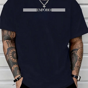 Uus Emporio kirjaga t-särk, suurus L