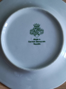 (30 eset) Vintage JLMENAU portselanserviis, GDR, 6 inimesele (9 foto / 10)