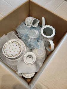 (30 eset) Vintage JLMENAU portselanserviis, GDR, 6 inimesele (10 foto / 10)
