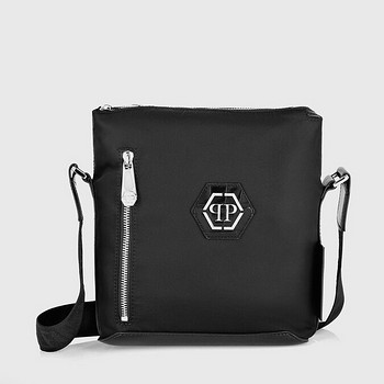 PHILIPP PLEIN NYLON CROSS BODY HEXAGON