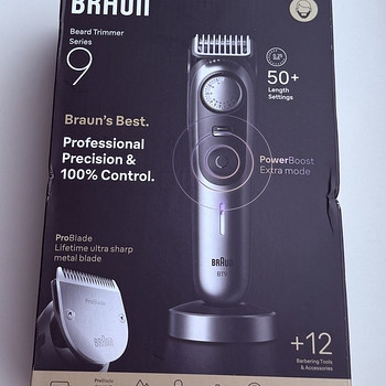 Braun Series 9 Beard Trimmer , Chrome