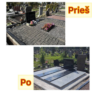 Paminklų gamyba ir montavimas Šiauliuose ir aplink (1 nuotrauka iš 3)