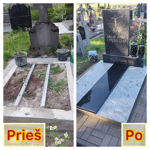 Paminklų gamyba ir montavimas Šiauliuose ir aplink (3 nuotrauka iš 3)