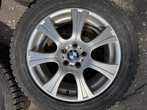 18" диски BMW X5 5x120 + шипованные шины 255/55/18 (4 фото из 7)