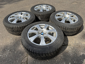 18" диски BMW X5 5x120 + шипованные шины 255/55/18 (6 фото из 7)