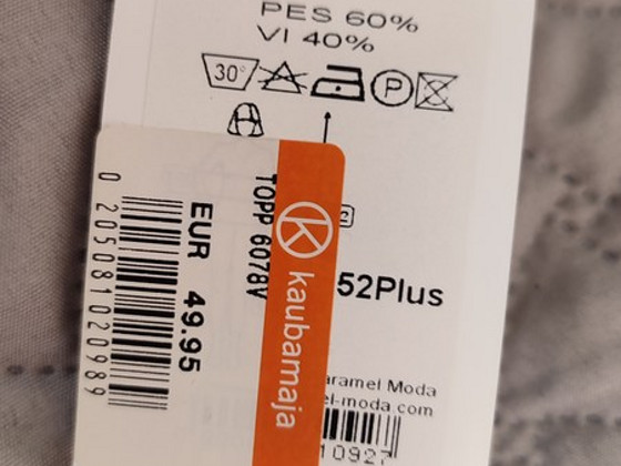 Caramel Moda topp 52plus