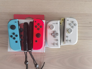 Контроллеры Nintendo Switch Joy-Con и Hori split pad (1 фото из 2)