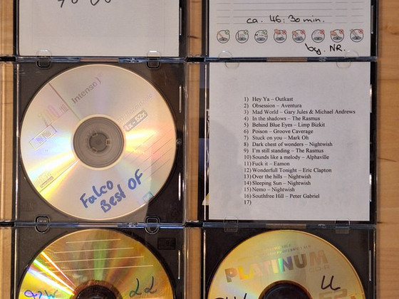 6 CD, музыка с 70-х до 2000-х, разные