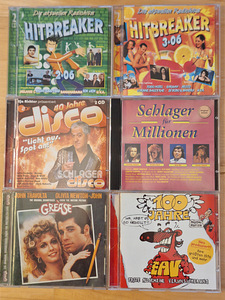 2 двойных CD + 4 CD с танцевальной музыкой (1 фото из 2)