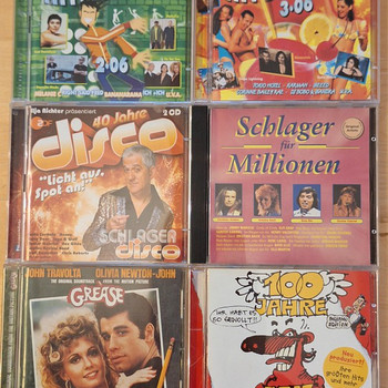 2 topelt- CD-d + 4CD-d tantsumuusikaga