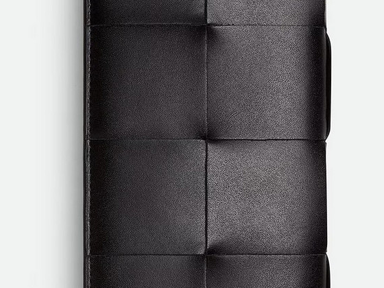 Bottega Veneta Long Cassette Wallet , Black