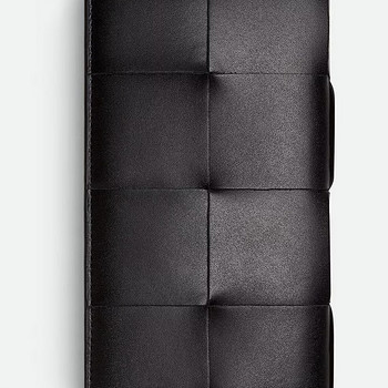 Bottega Veneta Long Cassette Wallet , Black
