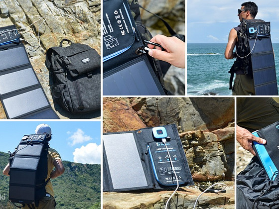 Camping BigBlue 28W солнечное зарядное устройство, солнечная панель