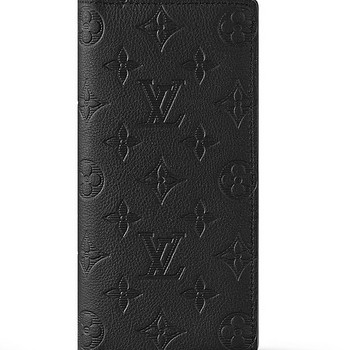 Louis Vuitton Brazza Wallet , Black