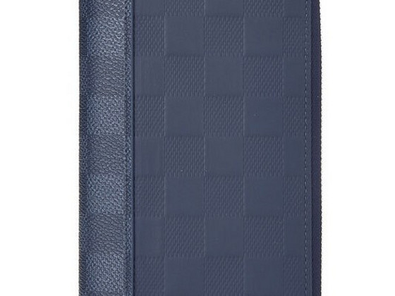 Louis Vuitton Navy Damier Infini Zippy Vertical Wallet