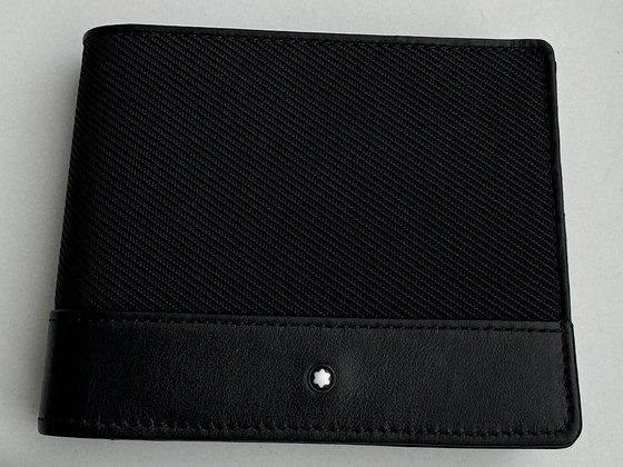 Montblanc Nightflight Bi-Folding Nylon Wallet , Black