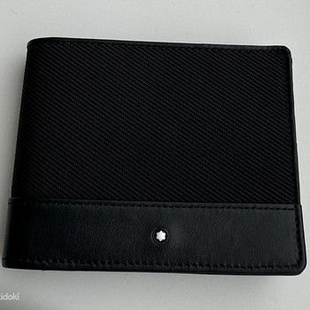 Montblanc Nightflight Bi-Folding Nylon Wallet , Black