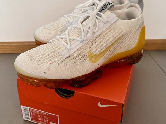 Новые! Кроссовки Nike Air VaporMax White/Lemon