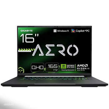 Sülearvuti Gigabyte AI 9 HX 370 AERO X16 16" QHD IPS 165 2TB