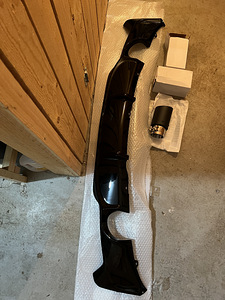 BMW F36 Rear Diffuser + exhaust tips (2 фото из 5)
