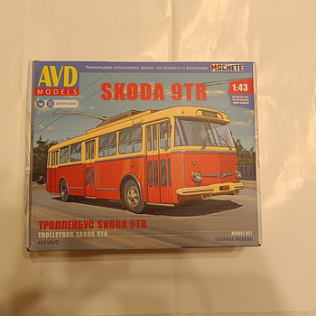 Троллейбус Skoda 9TR, 1/43, AVD
