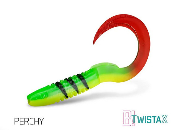Силиконовая приманка Twistax Eeltail 60мм, Perchy, 5шт/уп