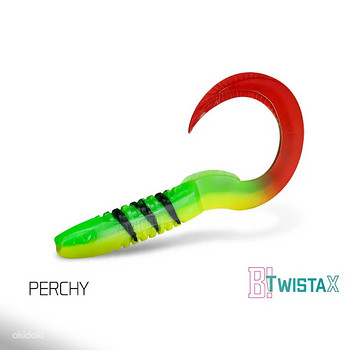 Силиконовая приманка Twistax Eeltail 60мм, Perchy, 5шт/уп