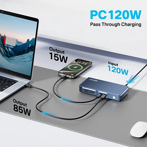 Acasis 11 Ports 40Gbps Thunderbolt 4 Docking Station (5 фото из 10)
