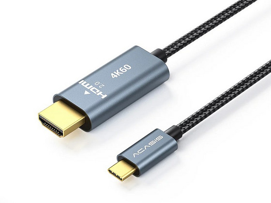 Acasis USB-C to HDMI 4K@60Hz Aluminum Shell Braided Cable