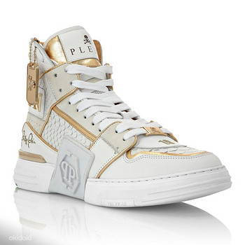 PHILIPP PLEIN HI-TOP SNEAKERS HEXAGON