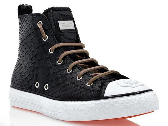 PHILIPP PLEIN PYTHON HI-TOP SNEAKERS LUXURY MEGASTAR