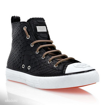 PHILIPP PLEIN PYTHON HI-TOP SNEAKERS LUXURY MEGASTAR