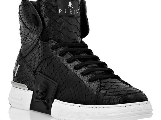 PHILIPP PLEIN HI-TOP SNEAKERS MONEY KICK$