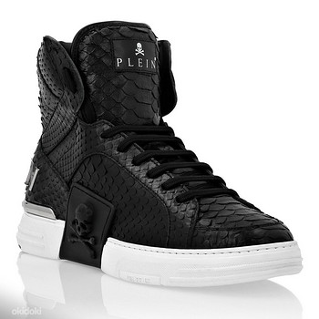 PHILIPP PLEIN HI-TOP SNEAKERS MONEY KICK$