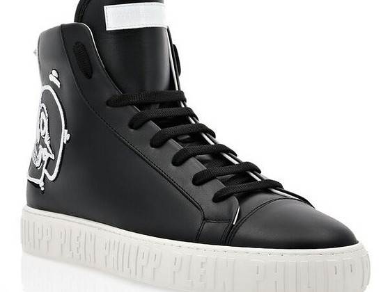 PHILIPP PLEIN HI-TOP SNEAKERS SKULL