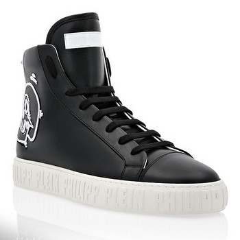 PHILIPP PLEIN HI-TOP SNEAKERS SKULL