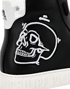 PHILIPP PLEIN HI-TOP SNEAKERS SKULL (5 фото из 5)