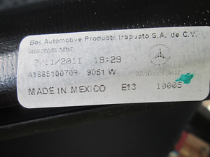 Merzedes benz ML 2012 - 2015 pagasi ruloo (5 foto / 7)