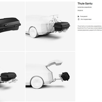Бокс Thule Santu EasyFold XT для велосипедной рамы