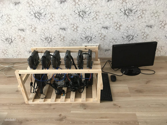 Майнер криптовалюты 6x RTX 2060 6GB