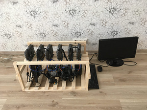 Krüptovaluuta kaevandaja 6x RTX 2060 6GB (1 foto / 10)