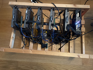 Krüptovaluuta kaevandaja 6x RTX 2060 6GB (2 foto / 10)