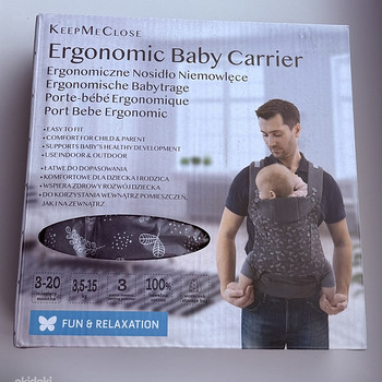Smiki KeepMeClose Ergonomic Baby Carrier , Gray