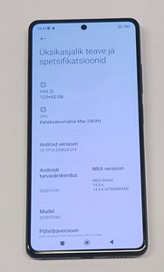 Nutitelefon Redmi Note 12 Pro 5g 256/12gb + Ümbris (5 foto / 6)