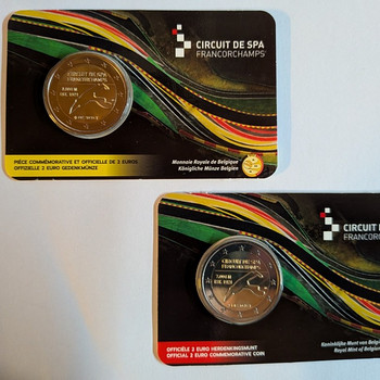Belgia 2 euro, 2025, Circuit de Spa-Francorchamps